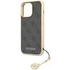 Dėklas Guess GUHCP15LGF4GGR iPhone 15 Pro 6.1" pilka/pilkas hardcase 4G Charms Collection