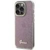 Guess GUHCP15LHDECMP Apple iPhone 15 Pro 6.1″ rožinės spalvos kietas dėklas IML Faceted Mirror Disco Iridescent