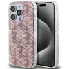 Dėklas GUESS GUHMP15LHGCUSTGP IPHONE 15 PRO 6.1 "Rožinis/Rožinis HARDCASE IML GCUBE MAGSAFE