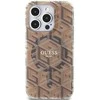 Dėklas GUESS GUHMP15LHGCUSTGW IPHONE 15 PRO 6.1 "RUDAS / RUDAS KIETAS DĖLIS IML GCUBE MAGSAFE