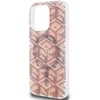 Dėklas GUESS GUHMP15LHGCUSTGP IPHONE 15 PRO 6.1 "Rožinis/Rožinis HARDCASE IML GCUBE MAGSAFE