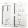 Apple iPhone 15 Pro Guess dėklas Strass Metal Logo (GUHCP15LPS4DGPS) sidabrinės spalvos