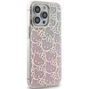Apple iPhone 15 Pro Hello Kitty dėklas IML Gradient Electrop Crowded Kitty Head (HKHCP15LHCHPEP) rožinės spalvos