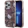 Apple iPhone 15 Pro Hello Kitty dėklas IML Tags Graffiti (HKHCP15LHDGPTP) rožinės spalvos