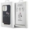 Apple iPhone 15 Pro Hello Kitty dėklas IML Kitty Face (HKHCP15LHKHLK) juodos spalvos