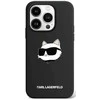 Apple iPhone 15 Pro Karl Lagerfeld dėklas silikoninis Choupette Head MagSafe (KLHMP15LSCHPPLK)