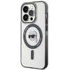 Karl Lagerfeld KLHMP15LHKHNOTK Apple iPhone 15 Pro 6.1″ skaidrus kietas dėklas IML Karl`s Head MagSafe