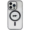 Karl Lagerfeld KLHMP15LHKHNOTK Apple iPhone 15 Pro 6.1″ skaidrus kietas dėklas IML Karl`s Head MagSafe