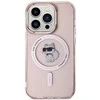 Apple iPhone 15 Pro Karl Lagerfeld dėklas IML Choupette MagSafe (KLHMP15LHFCCNOP) rožinės spalvos