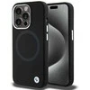 Dėklas BMW BMHMP15XSILBK2 Apple iPhone 15 Pro Max 6.7″ juodos spalvos Signature Liquid Silicone MagSafe