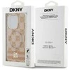 Apple iPhone 15 Pro Max DKNY dėklas IML Checkered Mono Pattern &amp; Printed Stripes MagSafe (DKHMP15XHCPTSP) rožinės spalvos