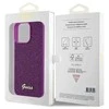 GUESS GUHCP15XPMSDGSF IPHONE 15 PRO MAX 6.7" FUKSJA/FUKSIJA kietas dėklas DISCO METAL SCRIPT