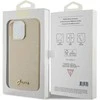 Dėklas GUESS GUHCP15XPGMCSD IPHONE 15 PRO MAX 6.7 "ZLOTY/LIGHT GOLD HARDCASE GLITTER GLOSSY SCRIPT