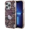 Apple iPhone 15 Pro Max Hello Kitty dėklas IML Tags Graffiti (HKHCP15XHDGPTP) rožinės spalvos