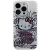 Hello Kitty HKHCP15XHDGPHT iPhone 15 Pro Max 6,7" baltos spalvos kietas dėklas IML Kitty On Bricks Graffiti