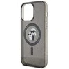 Karl Lagerfeld dėklas iPhone 15 Pro Max 6,7 KLHMP15XHGKCNOK juodas HC Magsafe IML KC Glitter