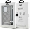 Karl Lagerfeld KLHCP15XHKDPNSK Apple iPhone 15 Pro Max 6.7″ juodos spalvos kietas dėklas IML Mono KL Pattern & Cor