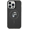 Karl Lagerfeld dėklas iPhone 15 Pro Max 6,7 KLHMP15XHGKCNOK juodas HC Magsafe IML KC Glitter
