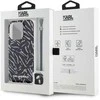 Dėklas Karl Lagerfeld KLHCP15XHZBPKCCUApple iPhone 15 Pro Max 6.7″ violetinės spalvos Zebra With Cord