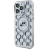 Apple iPhone 15 Pro Max Karl Lagerfeld IML Monogram Karl&Choupette Head MagSafe (KLHMP15XHMCKMHT) dėklas telefonui skaidrus