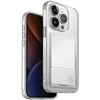 UNIQ dėklas Air Fender ID Apple iPhone 15 Pro Max 6.7" nude skaidrus Cardslot