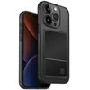 UNIQ dėklas Air Fender ID Apple iPhone 15 Pro Max 6.7″ smoked pilkos spalvos tinted Cardslot