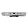 UNIQ dėklas Heldro Mount with Stand Apple iPhone 15 Pro Max 6.7″ skaidrus/lucent clear
