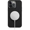 UNIQ dėklas Keva Apple iPhone 15 Pro Max 6.7″ Magclick Charging carbon juodos spalvos