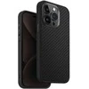 UNIQ dėklas Keva Apple iPhone 15 Pro Max 6.7″ Magclick Charging carbon juodos spalvos