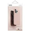 UNIQ dėklas Lino Hue Apple iPhone 15 Pro Max 6.7″ Magclick Charging blush rožinės spalvos
