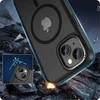 Apple iPhone 15 Tech-Protect Magmat „2” MagSafe Matte dėklas telefonui juodos spalvos