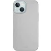 UNIQ dėklas Lino Hue Apple iPhone 15 / 14 / 13 6.1″ Magclick Charging chalk pilkos spalvos