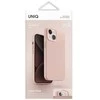 UNIQ dėklas Lino Hue Apple iPhone 15 / 14 / 136.1" Magclick Charging rožinės spalvos