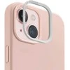 UNIQ dėklas Lino Hue Apple iPhone 15 / 14 / 136.1" Magclick Charging rožinės spalvos