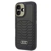 Apple iPhone 16 Audi Synthetic Leather (AU-TPUPCMIP16-GT/D3-BK) dėklas telefonui juodos spalvos