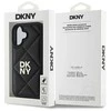 Apple iPhone 16 DKNY Quilted Stack Logo (DKHCP16SPQDSLK) dėklas telefonui juodos spalvos
