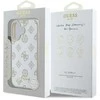 Apple iPhone 16 Guess Peony Script Logo MagSafe (GUHMP16SPGPYSH) dėklas telefonui baltos spalvos