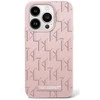 Apple iPhone 16 Karl Lagerfeld Hot Stamp MagSafe (KLHMP16SPKHPORPP) dėklas telefonui rožinės spalvos
