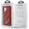 Karl Lagerfeld KLHCP16SPQDSMGR Apple iPhone 16 6.1″ red kietas dėklas Quilted Signature