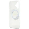 Guess GUHMP16MHFWFCT Apple iPhone 16 Plus 6.7″ skaidrus kietas dėklas IML Flowers Wreath MagSaf