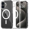 Apple iPhone 16 Plus Tech-Protect FlexAir Hybrid MagSafe Clear dėklas telefonui skaidrus
