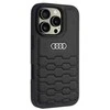 Apple iPhone 16 Pro Audi Synthetic Leather (AU-TPUPCIP16P-GT/D2-BK) dėklas telefonui juodos spalvos