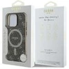 Guess GUHMP16LH4DTEW Apple iPhone 16 Pro 6.3″ rudos spalvos kietas dėklas IML 4G Background MagSafe