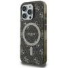 Guess GUHMP16LH4DTEW Apple iPhone 16 Pro 6.3″ rudos spalvos kietas dėklas IML 4G Background MagSafe