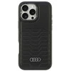 Apple iPhone 16 Pro Max Audi Synthetic Leather (AU-TPUPCMIP16PM-GT/D3-BK) dėklas telefonui juodos spalvos