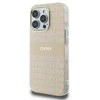 Apple iPhone 16 Pro Max DKNY Repeat Texture Pattern With Stripe (DKHMP16XHRHSEP) dėklas telefonui rožinės spalvos