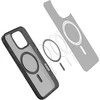 Apple iPhone 16 Pro Max Spigen Ultra Hybrid „T” Mag MagSafe Frost dėklas telefonui juodos spalvos