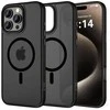 Apple iPhone 16 Pro Max Tech-Protect Magmat MagSafe Matte dėklas telefonui juodos spalvos
