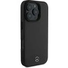 Apple iPhone 16 Pro Mercedes Textured And Plain Leather MagSafe (MEHMP16L23RBARK) dėklas telefonui juodos spalvos