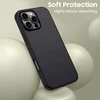 Apple iPhone 16 Pro Tech-Protect Silicone MagSafe Matte dėklas telefonui juodos spalvos